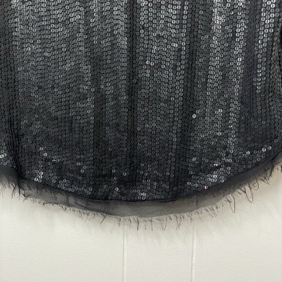 Haute Hippie Womens Cocktail Dress Silk All Over Sequin Size M Sheath Flapper - Picture 8 of 13